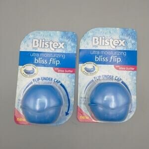 2 Blistex Lipcare Blistex Ultra Moisturizing Bliss Flip With Shea Butter NIB